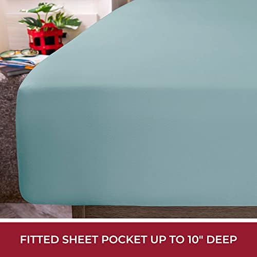 Mellanni Iconic 4-PC RV Bed Sheet Set - Image 4