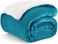 Bedsure GentleSoft Sherpa Fleece Throw Blanket by BEDSURE