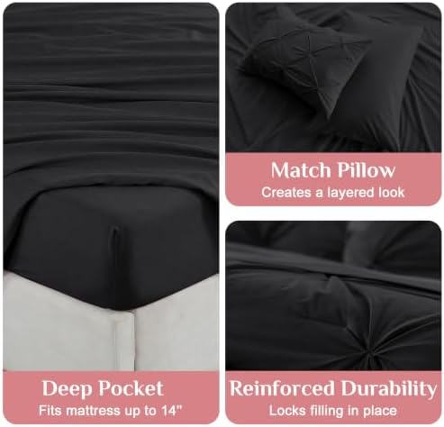 JOLLYVOGUE King Size Comforter Set 7 Pieces - Image 5
