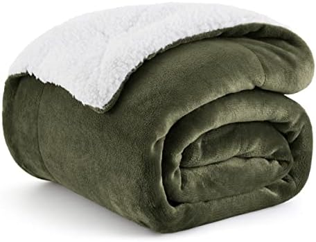 Bedsure GentleSoft Sherpa Fleece Throw Blanket by BEDSURE