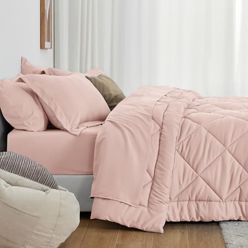 Love's cabin King Size Comforter Set, 7 Pieces Bed in a Bag - Image 3