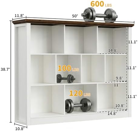 Unikito Cube Storage Shelf, Open Cube Bookshelf - Image 3
