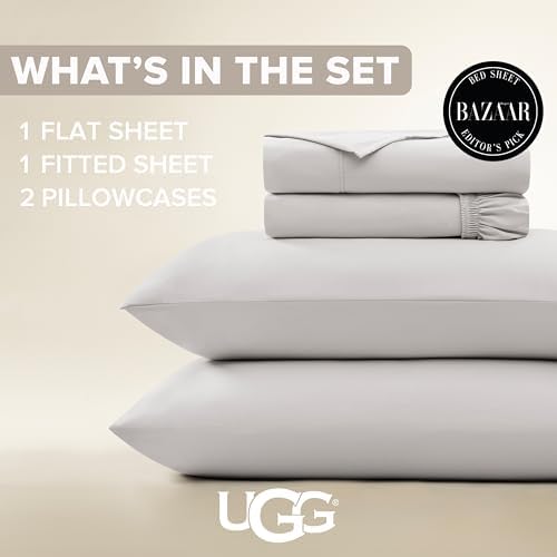 UGG Hedi Full Sheet Set, Luxury Cooling Sheets - Image 3