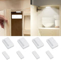 4 Pack Cordless Inside Cabinet Lights Door Activated Sensor LED Puck Light by Amagle
