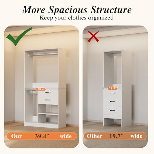 39.4"-118" Extra Wide Closet System - Image 3