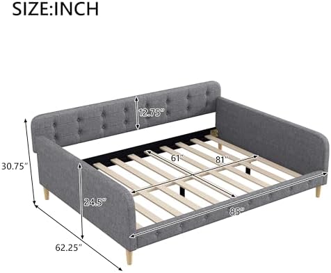 Bellemave QueenUpholstered Daybed - Image 2