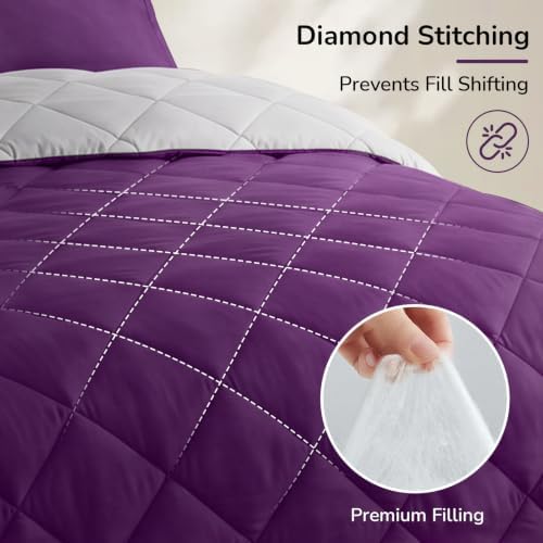 downluxe King Comforter Set Soft Reversible 3 Pieces - Image 5