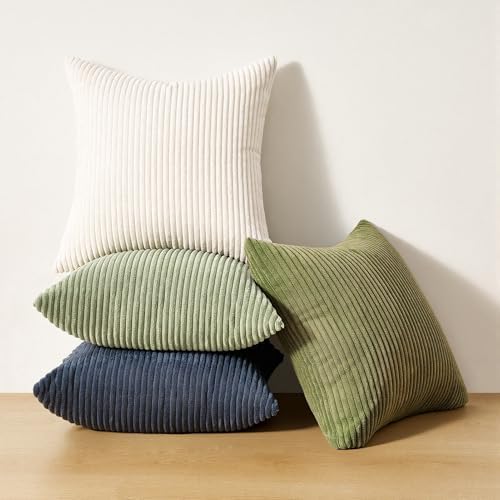 Topfinel Decorative Velvet Pillow Covers 18x18 Muted Teal Boho Farmhouse Couch - Image 7