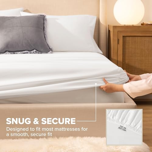 UGG Hedi King Size Sheets Set, Luxury Cooling Sheets - Image 4