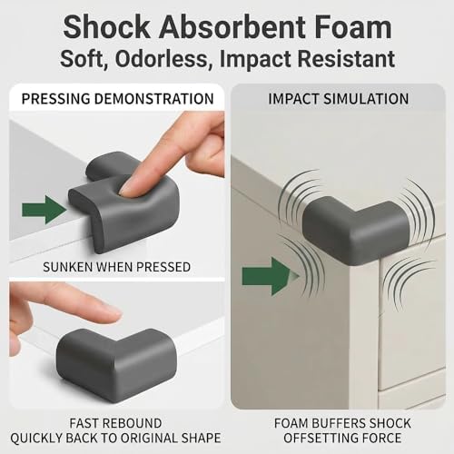 4 Pcs Bed Frame Corner Guards, Baby Proofing Edge and Corner Guards - Image 3