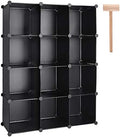 Cube Storage Organizer, 12-Cube DIY Plastic Closet Cabinet Modular Bookcase by Worththetrustofeverycusto