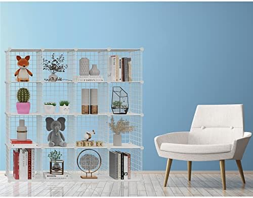 HUBSON Wire Cube Storage Organizer, Book/Toy/Craft/Potted Plants and Pet Closet - Image 2