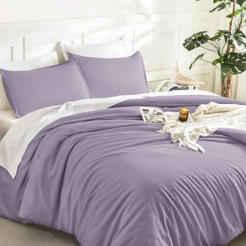 Litanika Queen Comforter Set, 3 Pieces Lightweight Solid Bed Set - Image 5