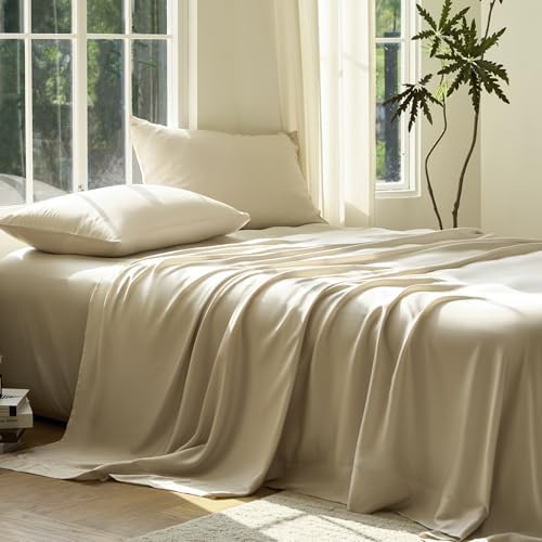 DOZ Sheet Set, 100% Viscose derived from Bamboo, Organically Grown, Buttery Soft by DOZ