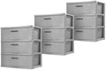 Sterilite Wide 3-Drawer Weave Storage Unit by Sterilite
