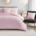 Juicy Couture Marshmallow Pink Velour King Comforter Set by JuicyCouture