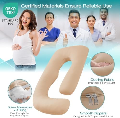 Sasttie Cooling Pregnancy Pillows - Image 3