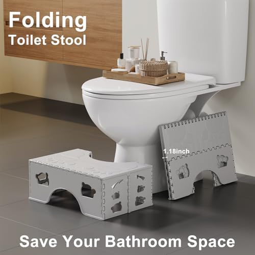 Foldable Toilet Stool Squat, 7 Inch Squatting Potty - Image 3