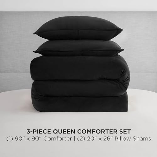 Juicy Couture Black Velour Full/Queen Comforter Set - Image 2