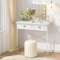 ThreeHio Small Vanity Desk No Mirror by ThreeHio