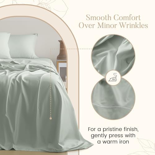 Deep Pocket Full Sheets Set, 800 TC 4PC Sheet & Pillowcase Sets - Image 6