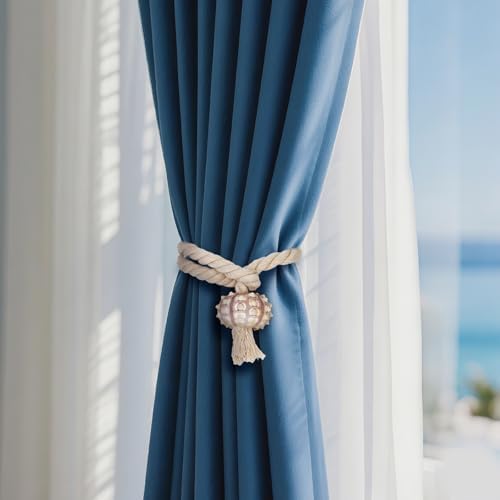 Hand Woven Curtain Tiebacks, Mediterranean Style Curtains Ties - Image 6