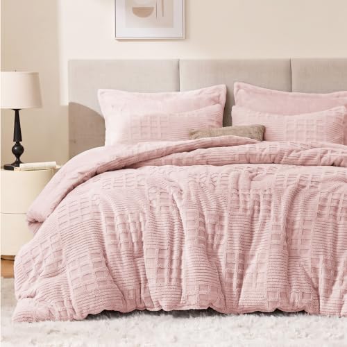 EXQ Home Waffle Fluffy Comforter Set Twin Size by EXQHomeTexitleCoLtd