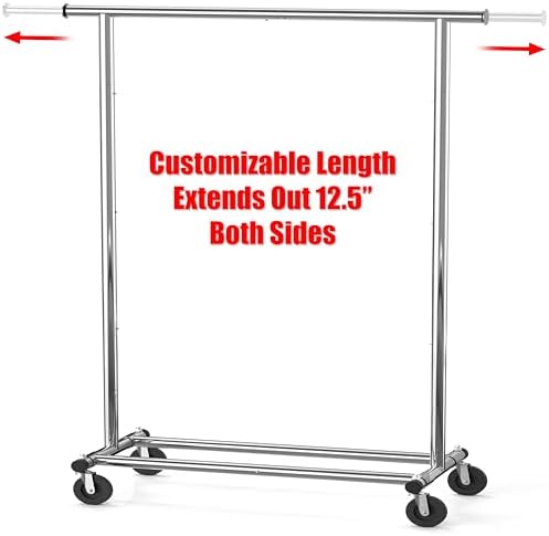 Simple Houseware Heavy Duty Clothing Garment Rack - Image 2