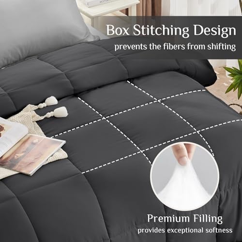 JOLLYVOGUE Oversized Queen Comforter Set, Ultra-Soft Bed in a Bag 7 Pieces - Image 3