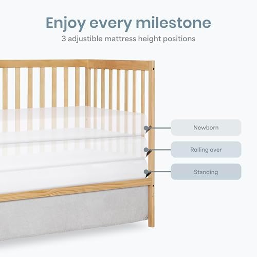 Dream On Me Synergy 5-in-1 Baby Crib, Converts to Toddler Bed - Image 6