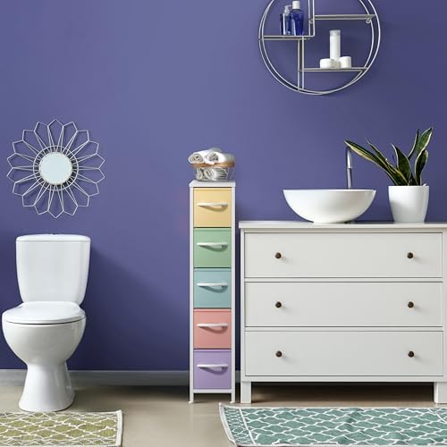 Sorbus 5-Drawer Narrow Dresser for Bedroom - Image 7