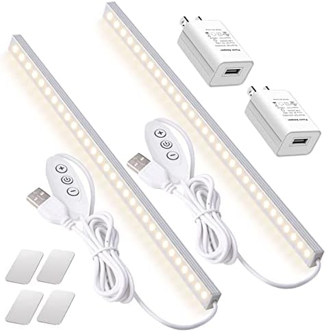 2Pack LED Under Cabinet Lighting Dimmable Under Cabinet Lights by DWEPTU