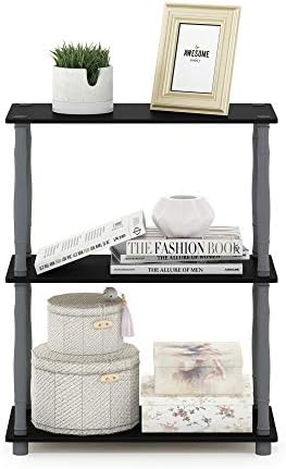 Furinno Turn-N-Tube 3-Tier Compact Multipurpose Shelf Display Rack - Image 4