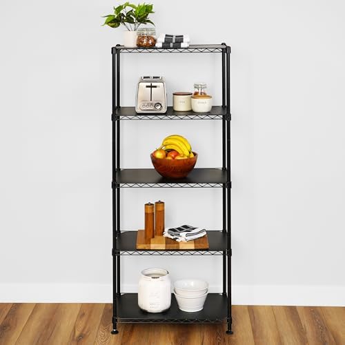 SafeRacks 5-Tier NSF Black Wire Shelving - Image 2