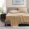 ROSE&RISY Heathered Beige Queen Sheet Set, Breathable and Cooling, Includes 1 by ROSERISY