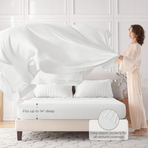 MUXHOMO King Comforter Set 7 Pieces, Seersucker Bed in a Bag - Image 3