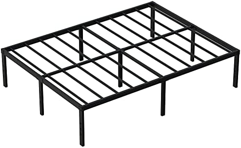 DiaOutro 18 Inch Full XL Bed Frame 80 x 54 Metal Platform - Image 6