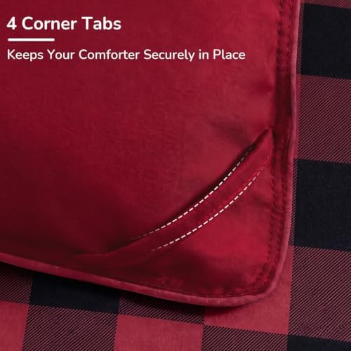 downluxe Lightweight Plaid Comforter Set - Image 6