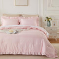 Cupocupa Gingham Ruffle Comforter Set King by CupocupaHomeCollection