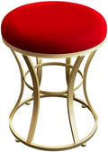 Vanity Chair, Small Velvet Vanity Stool & Ottoman Bench by ELLENSAMQI