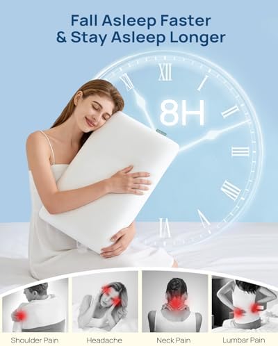 Releep Cooling Memory Foam Pillow - Image 6