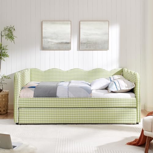 DEINPPA Full Size Gingham Daybed by DEINPPA
