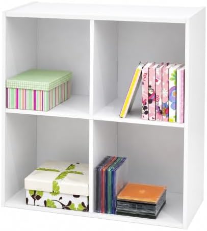 4-Cube Bookcase, Unit Shelf, Storage Organizer - Image 3