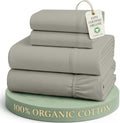 LANE LINEN Queen Bed Sheets 100% Organic Cotton Percale Cooling by LaneLinen