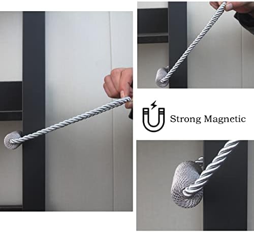Magnetic Curtain Tiebacks Decorative Holdbacks Rope Tie Back Drapes Hangtty - Image 5