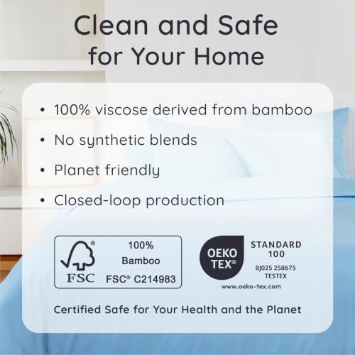 Bambaw California King Sheet Set 4pcs – 100% Viscose Derived from Bamboo Sheets - Image 6