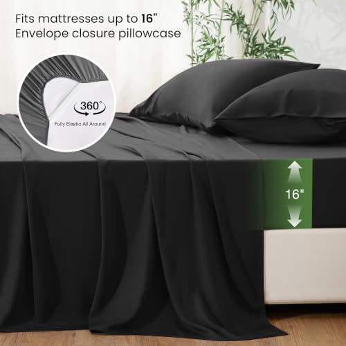 Love's cabin 100% Rayon Derived from Bamboo, Full Size Sheets - Image 4