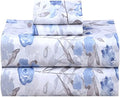 RUVANTI 100% Cotton Percale King Sheets, King Size Sheets Set by Ruvanti
