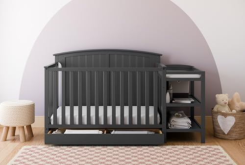 Storkcraft Steveston 5-in-1 Convertible Crib & Changer - Image 2