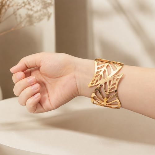 Curtain Tiebacks Curtain Holdbacks Aluminum Alloy Spring Design Gold Leaf - Image 4